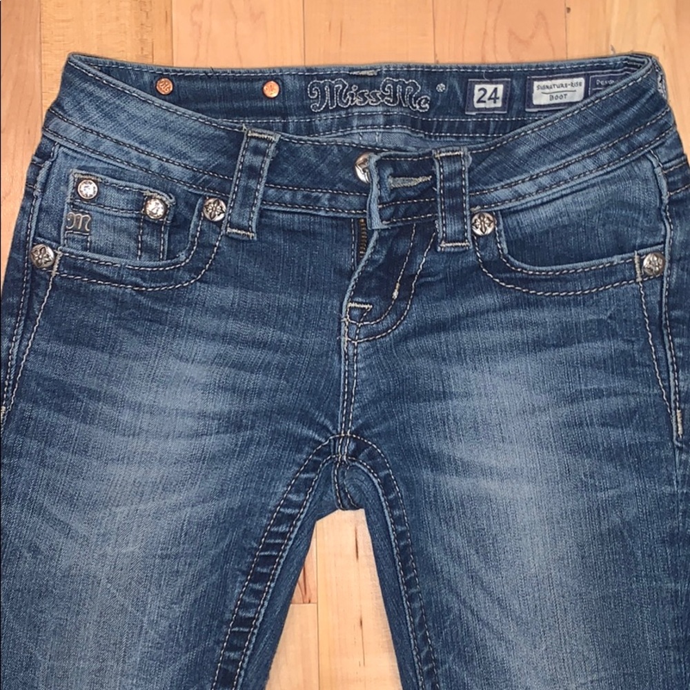 MISS ME Jeans Signature-Rise Boot Cut